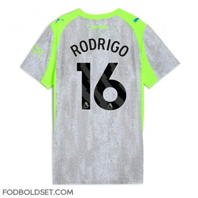 Manchester City Rodri Hernandez #16 Tredjetrøje Dame 2025-26 Kortærmet Manchester City Rodri Hernandez #16 Tredjetrøje Dame 2025-26 Kortærmet